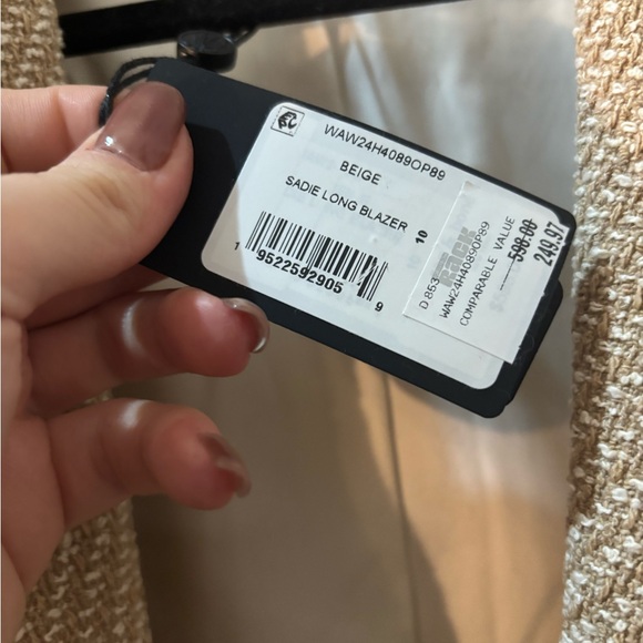 Rag & Bone Elegant Cream Blazer - Picture 2 of 3